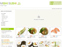 Tablet Screenshot of mishisushi.com